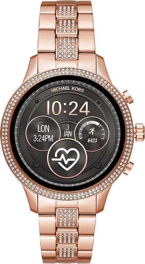 montre connectée michael kors femme|Michael Kors diamond watch women's.